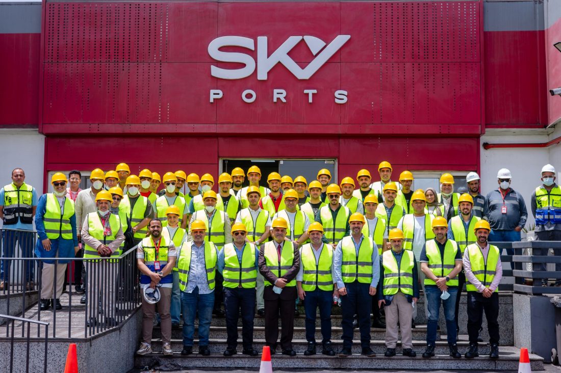Sky Ports team at East Port Said